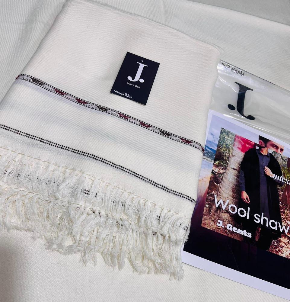 Pc Men Woolen Plain Shawl